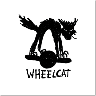 Hellcat on a OneWheel Posters and Art